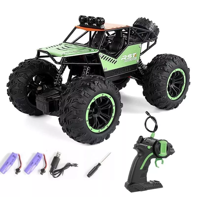 1:18 Carro RC Rádio Elétrico Controle Remoto Carros Buggy Off-Road Controle Caminhões Com Luzes Led Meninos Brinquedos para Crianças
