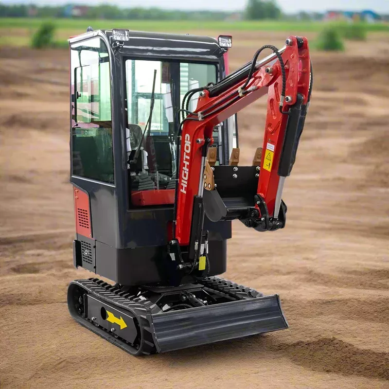 1 Ton Mini Excavator – Briggs & Stratton Engine with Enclosed Cab & Multi-Attachment Compatibility