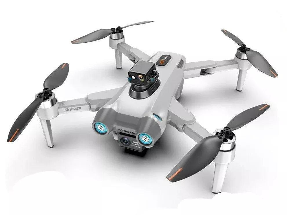 새로운 AE6 / AE6 Max 드론 - GPS 4K HD 전문 카메라 5G FPV 시각적 장애물 회피 브러시리스 모터 쿼드콥터 드론 RC 장난감 전문 카메라 드론