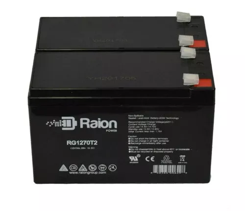 Chilwee 6-FM-6.5 12V 7Ah Replacement Battery (2 Pack)