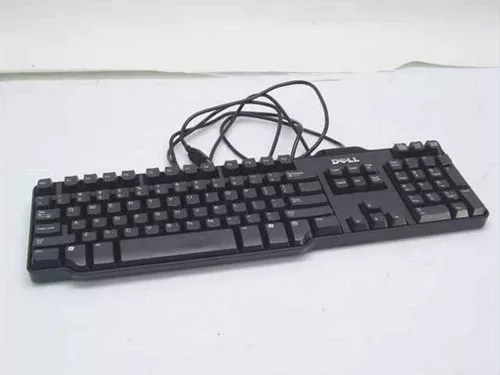 Dell SK-8115 104-Key USB Wired Keyboard Black Slim Desktop Rev A02