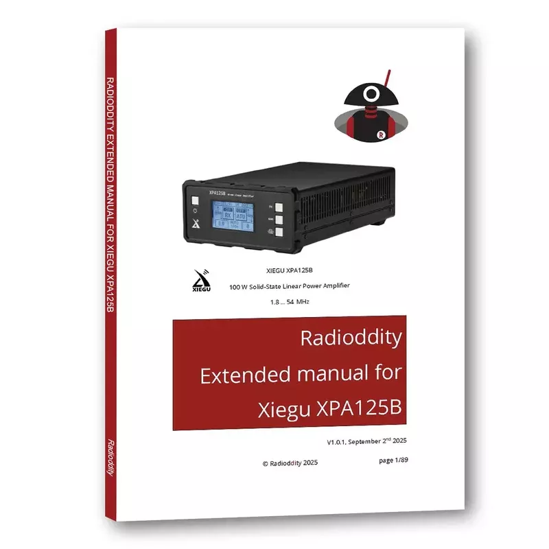 [eBook] Radioddity Extended Manual for Xiegu XPA125B