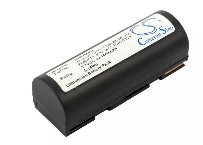 Fujifilm FinePix 1700z,FinePix 2700,FinePix 2900z,FinePix 4800 Zoom,FinePix 4900 Zoom,FinePix 6800 Zoom,FinePix 690 1400mAh Camera Replacement Battery