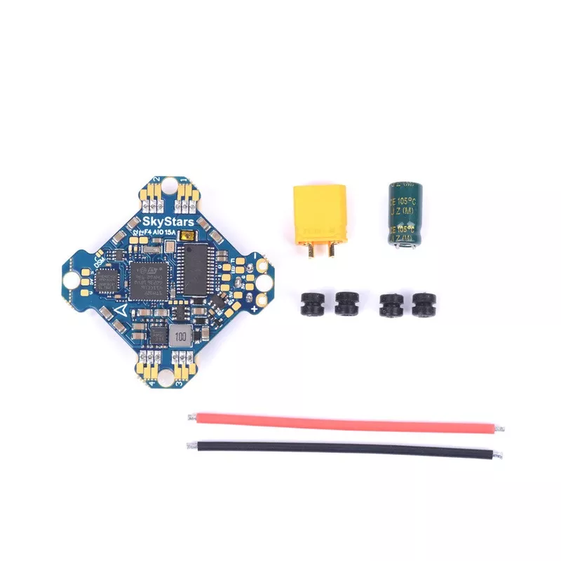 (November Limited) Skystars KARMAM F411 AIO MPU6000 5V/1.5A BEC 15A 2-4S 25.5mm For FPV Racing RC Drone