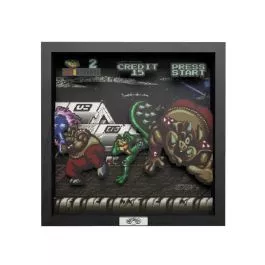 Pixel Frames - Battletoads - Big Bad Boot 9in x 9in - PF-RA-002