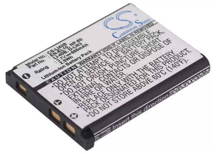 Revue DC 7XS,DC 8XS Camera Replacement Battery